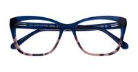 Blue/Pink Kate Spade Celestine Rectangle Glasses - Flat-lay