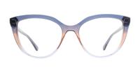 Blue / Beige Kate Spade Hana Cat-eye Glasses - Front