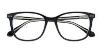 Black Kate Spade Joliet Square Glasses - Flat-lay