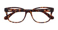 Havana Kate Spade Reilly/G Square Glasses - Flat-lay