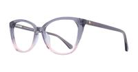 Grey/Pink Kate Spade Zahra Cat-eye Glasses - Angle