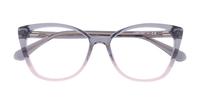 Grey/Pink Kate Spade Zahra Cat-eye Glasses - Flat-lay