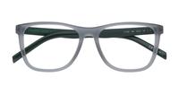 Matte Grey Green Levis LV5050 Rectangle Glasses - Flat-lay