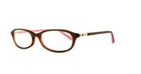 Brown/Pink London Retro Angel Oval Glasses - Angle