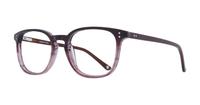 Gradient Purple London Retro Anton Oval Glasses - Angle