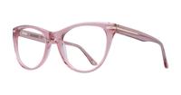 Crystal Pink London Retro Farringdon Cat-eye Glasses - Angle