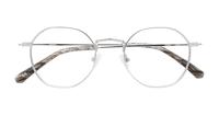Silver London Retro Radley Round Glasses - Flat-lay