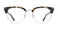 Tortoise/Grey London Retro Reese Clubmaster Glasses - Front