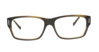 Olive Lucky Brand Cliff Wayfarer Glasses - Front