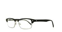 Black Lucky Brand Emery Rectangle Glasses - Angle