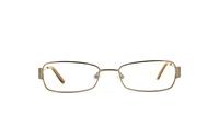 Taupe Monsoon 2 Oval Glasses - Front
