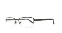 Dark Gunmetal Nautica 7220 Rectangle Glasses - Angle