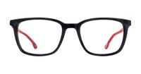 Matte Black New Balance NB4161 Square Glasses - Front