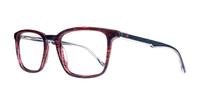 Red / Tortoise New Balance NB4163 Square Glasses - Angle
