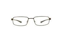 Green Nike 4242 Rectangle Glasses - Front