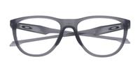 Satin Grey Smoke Oakley Admission Aviator Glasses - Flat-lay
