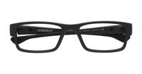 Satin Black Oakley Airdrop-55 Rectangle Glasses - Flat-lay
