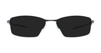 Satin Black Oakley Lizard Rectangle Glasses - Sun