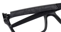 Satin Black Oakley OO8026-01 Rectangle Glasses - Detail