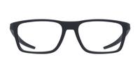 Satin Black Oakley Port Bow Rectangle Glasses - Front