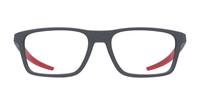 Satin Light Steel Oakley Port Bow Rectangle Glasses - Front