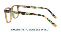 Brown Perri Kiely x LR FIFTEEN Square Glasses - Side