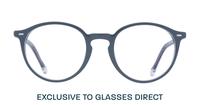 Grey Perri Kiely x LR ZEROTHREE Round Glasses - Front