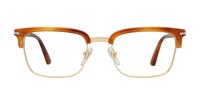 Terra Di Siena Persol PO3340V Rectangle Glasses - Front