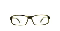 Green Peter Werth 28PW007 Rectangle Glasses - Front