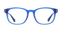 Blue Polaroid PLD D453 Square Glasses - Front