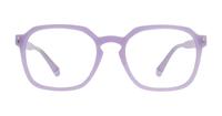 Lilac Polaroid PLD D482 Square Glasses - Front