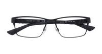 Matte Black Polo Ralph Lauren PH1147 Rectangle Glasses - Flat-lay