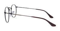 Antique Copper Ray-Ban RB3447V-50 Round Glasses - Side