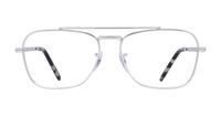 Silver Ray-Ban RB3636V Square Glasses - Front