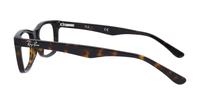 Dark Havana Ray-Ban RB5228-50 Square Glasses - Side