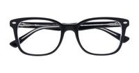 Black Transparent Ray-Ban RB5285-53 Square Glasses - Flat-lay