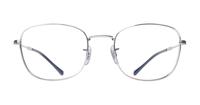 Silver Ray-Ban RB6497 Square Glasses - Front