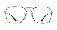 Black / Arista Ray-Ban RB6498 Aviator Glasses - Front