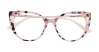 Pink/Tortoise Scout Made in Italy Costantino Cat-eye Glasses - Flat-lay