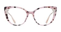 Pink/Tortoise Scout Made in Italy Costantino Cat-eye Glasses - Front