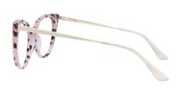 Pink/Tortoise Scout Made in Italy Costantino Cat-eye Glasses - Side