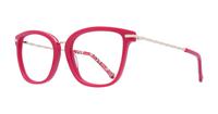 Red Scout Made in Italy Giunone Square Glasses - Angle