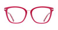 Red Scout Made in Italy Giunone Square Glasses - Front