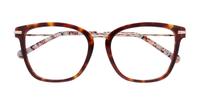 Tortoise Scout Made in Italy Giunone Square Glasses - Flat-lay