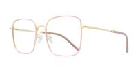 Pink Scout Made in Italy Venezia Square Glasses - Angle