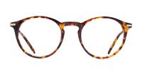 Shiny Havana Scout Aria Round Glasses - Front