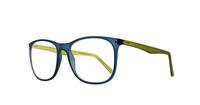 Blue/Green Scout Charley Square Glasses - Angle