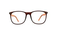 Matt Brown Scout Charley Square Glasses - Front