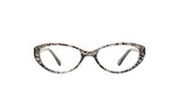 Brown Lace Scout Cosmic Oval Glasses - Front