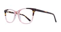 Pink Havana Scout Dakota -53 Rectangle Glasses - Angle